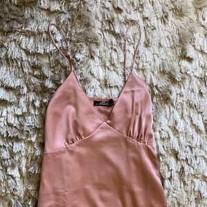 Motel Rocks: slip (dusty pink) dress XXS
